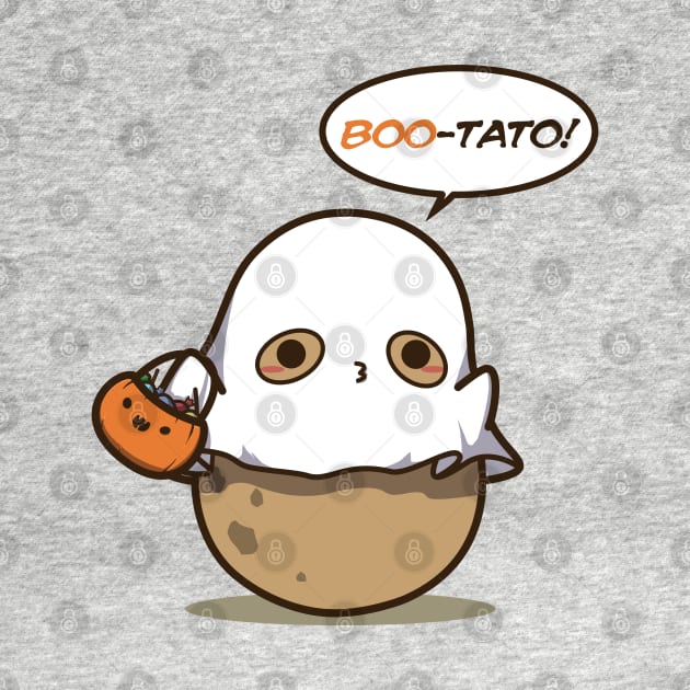 Cute Halloween Potato by clgtart